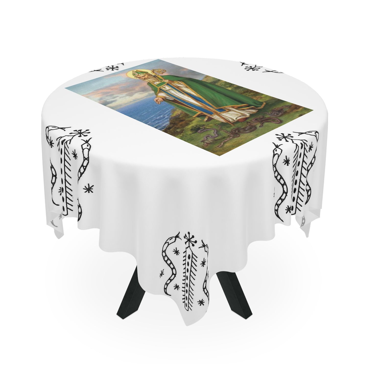 Saint patrick ( Damballa) Tablecloth